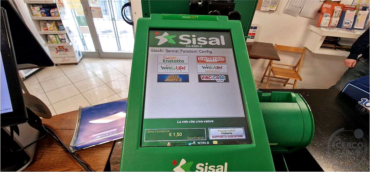 Cedesi Tabaccheria Ricevitoria Sala Slot