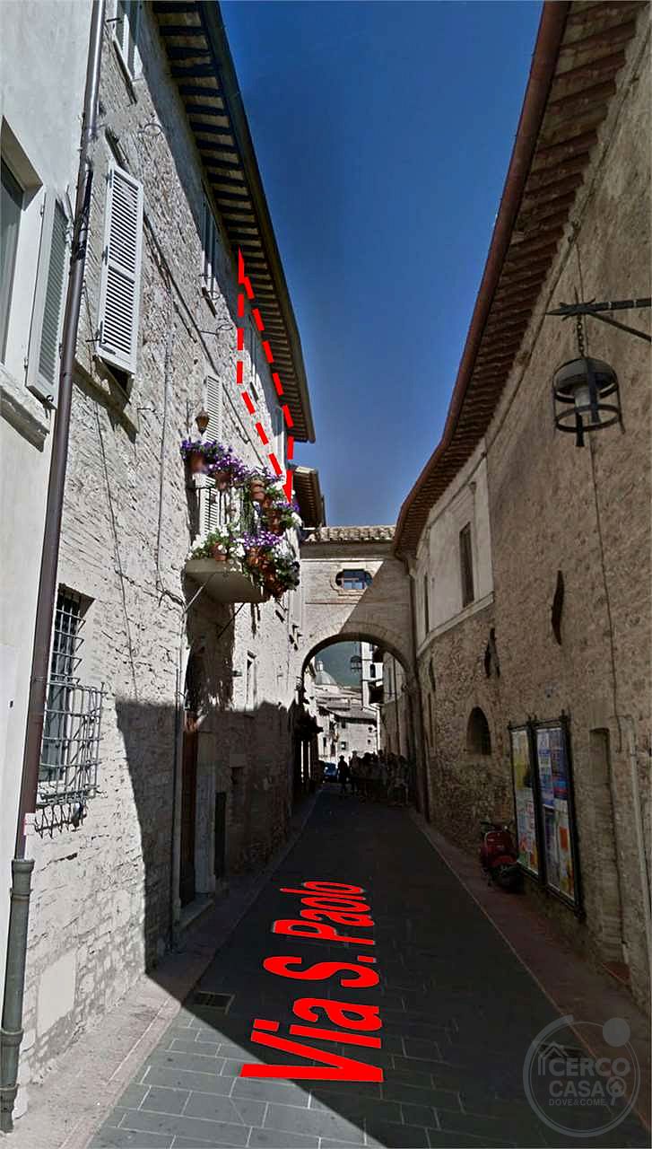 Vendita attico centro storico di Assisi