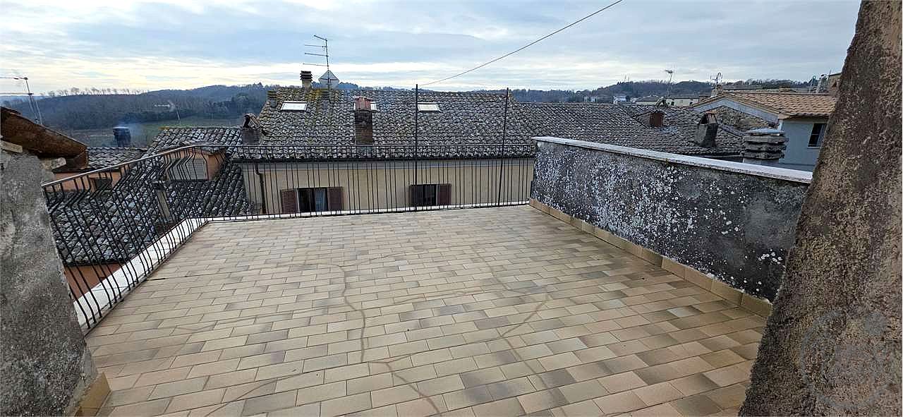 Cielo terra con terrazzo panoramico a Castel Viscardo