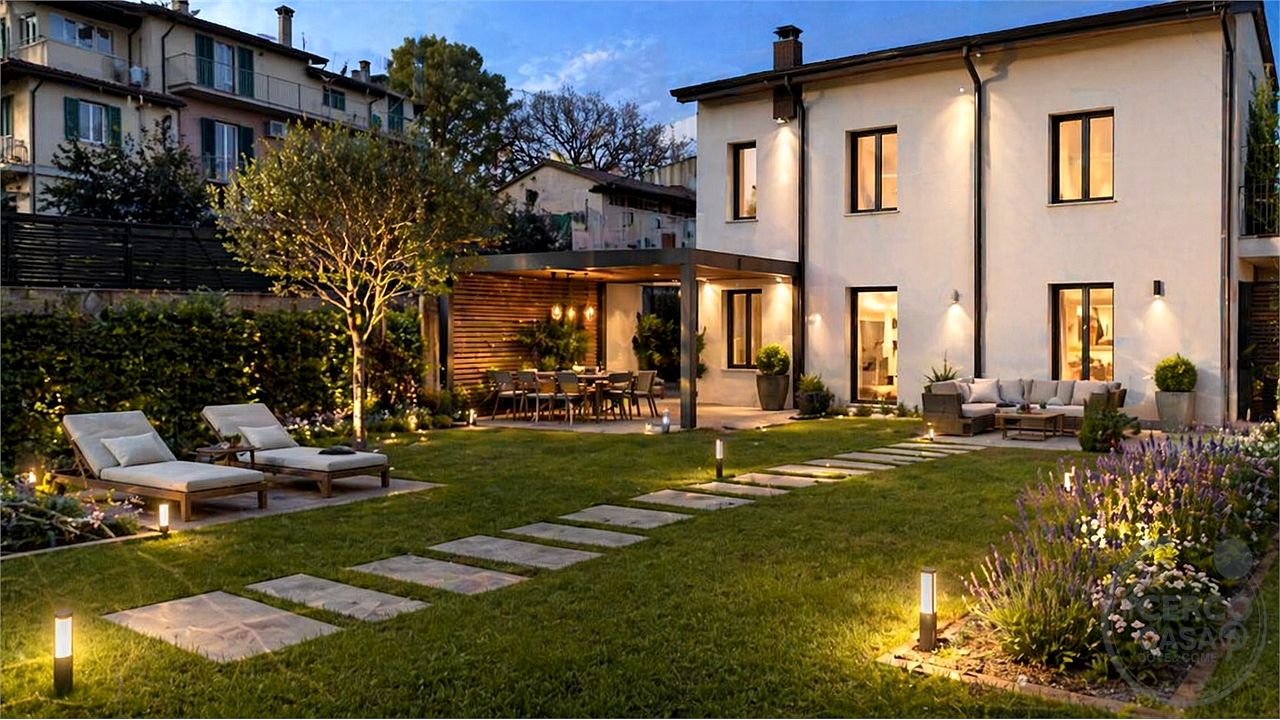 ZONA PREPO Casa singola con due appartamenti e ampio terreno privato