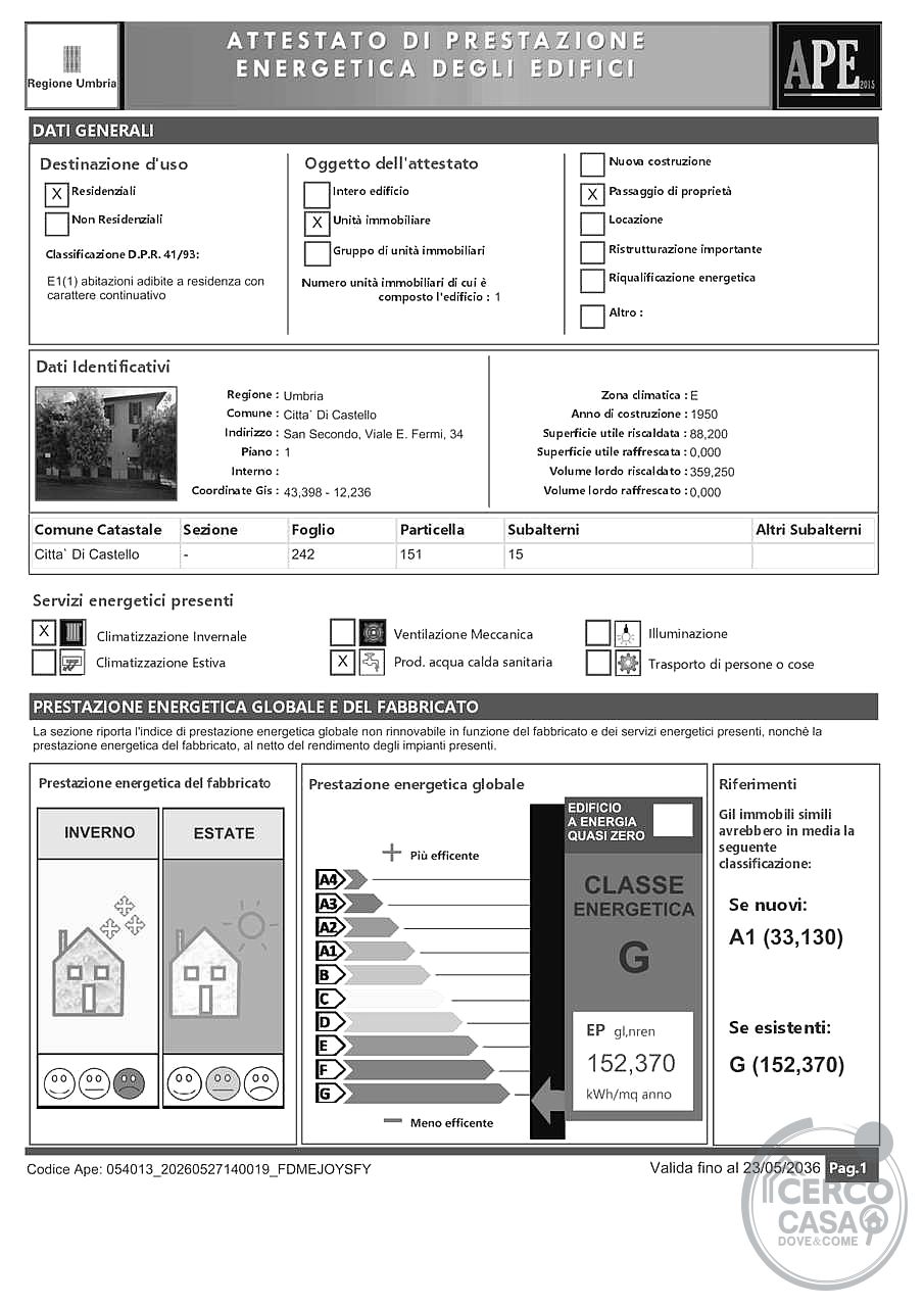 Appartamento San Secondo di Città di Castello
