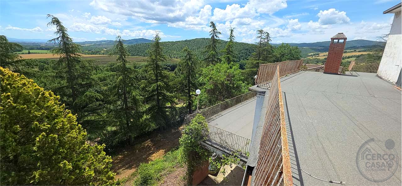 MARSCIANO (PG) VILLA SIGNORILE CON PARCO PRIVATO E VISTA PANORAMICA - GRANDE POTENZIALE