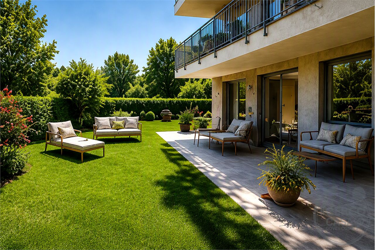 Nuova Palazzina, appartamento con giardino