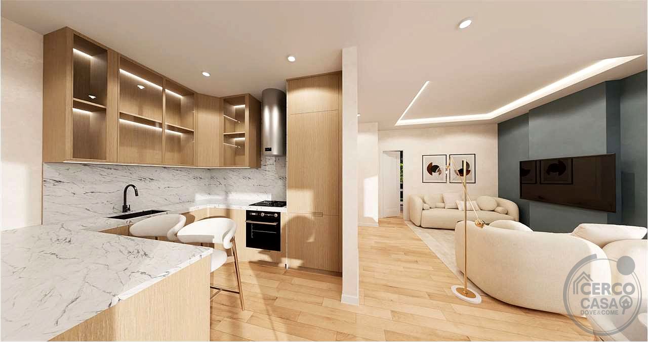 Nuova Palazzina, appartamento con giardino